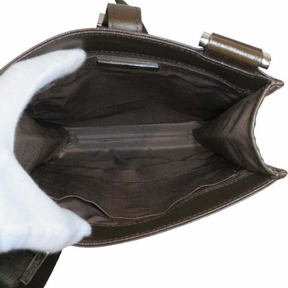 Burberry Nova Check Beige/Brown Canvas/Leather Shoulder Bag for Men and Women - Picture 5 of 9